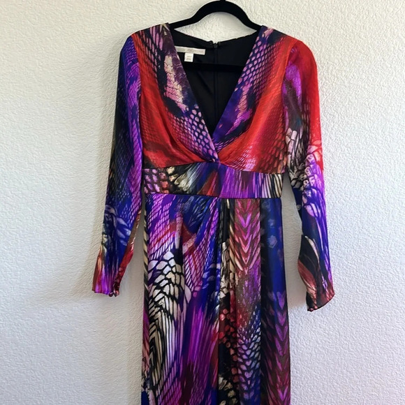 NWT Boston Proper Mirrored Anaconda Snakeskin Print Maxi Dress - Picture 5 of 10